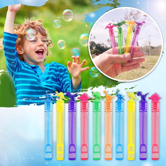 EcoVerve 10 Pack Mini Wand Set Party Summer Toy For Kids Party /Celebrations /Birthdays Gift 100ml