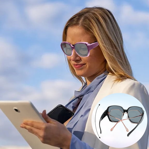 EcoVerve 2024 Myopia Polarized Set Of Sunglasses Sunglasses Men And Women Large Frame Multi Function Set Of Sunglasses Sunglasses Fit Over Sunglasses For Friends With Glasses