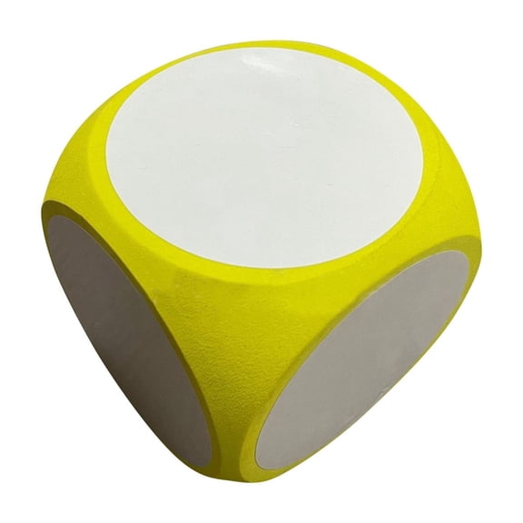 EcoVerve 4x4 Inch Large Writing Erase Dice Purpose Educational Dice Cube White Board Dice Cube Suitable For Classrooms Games Children