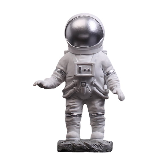 EcoVerve Astronaut Figurine Decor Polyresin Astronaut Statue Figure Sculpture For Ornament Space Themed