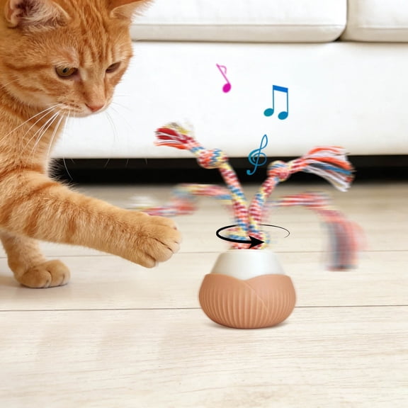 EcoVerve Automatic Interactive With Intelligent Motion Rolling And Adjustable Speed Modes USB Rechargeable Indoor Play