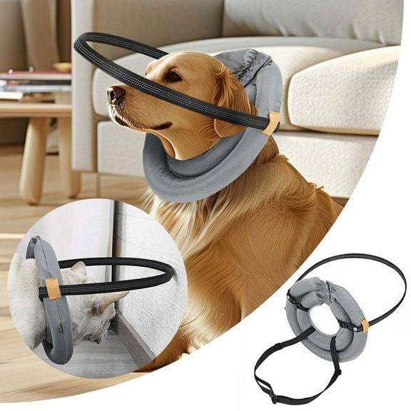 EcoVerve Blind Dog Harness Guiding Device For Visually Impaired Pet Dogs And Cats Comfortable & Adjustable Pet Collision Ring For Protective Pet Collision