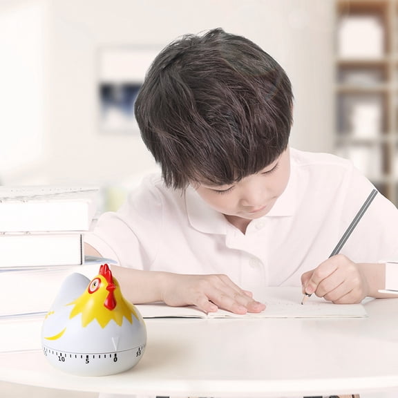 EcoVerve Cartoon Mother Hen Creative Student Time And Study Efficiency Countdown Kitchen Timer Mechanical Reminder