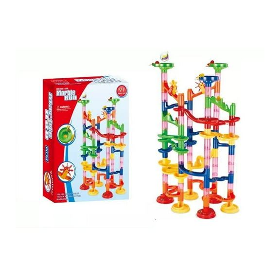 EcoVerve DIY Run Maze Toy DIY Race Toy Run Race Set Elongdi Run Railway Toys Construction Toys Building Set Run Race Maze Toys
