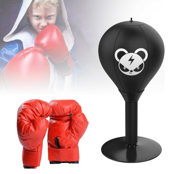 EcoVerve Desktop Punch Bag With Suction Cup | Strong Suction Punching Bag For Stress | Boxing Sandbag Relaxation Toys For Kids And Adults