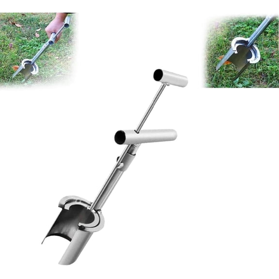 EcoVerve And Fruit Tree Seedling Transplanter Bulb Planter Tool Long Handle Stainless Steel Seedling Easy Transplanter Garden Tools For & Flower Planter