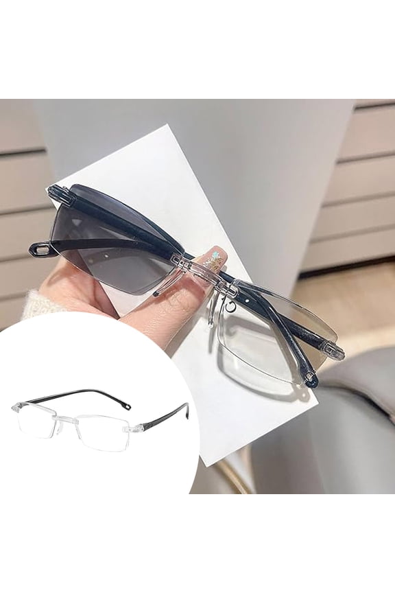 Glasses Color Changing Blue Light Presbyopia Glasses Sport Autozoom Reading Glasses