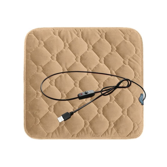 EcoVerve Heated Stadium Seat Cushion Portable Heated Seat Cushion USB Heated Seat Warmer For Chair Outdoor Stadium Bleachers Seat Home Winter Heated Seat Cover 1PCS (1pc，45x45cm)