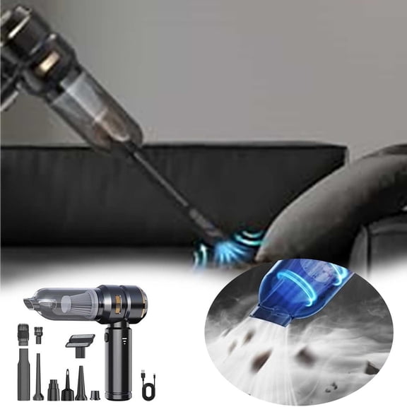 EcoVerve High Power Cordless Car Vacuum Cleaner With Brushless Motor Handheld Blower Inflator Vacuum Border