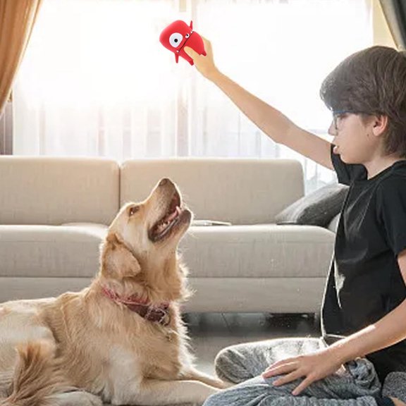 EcoVerve Latex Bigeye Shape Vocal And Easy To Clean Dog Toy