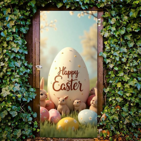 EcoVerve Make Easter More Exciting Animal Print Door Curtains A Of Life To Your Home And Create A Warm And Happy Holiday Atmosphere!