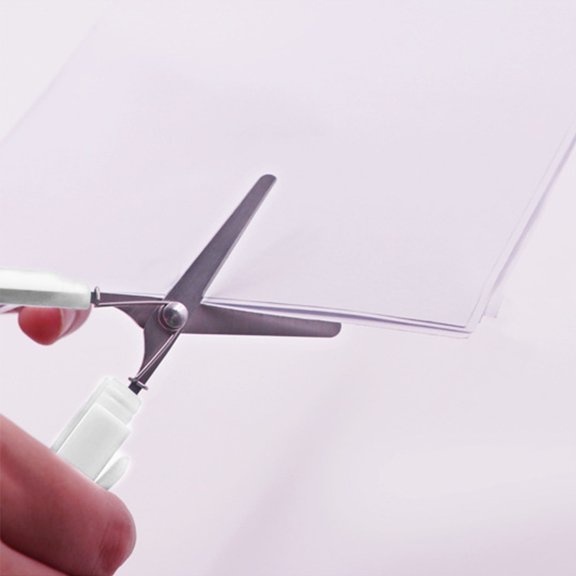 EcoVerve Mini Foldable Scissors Creative Stationery Pen Style Scissors With Cover For Students