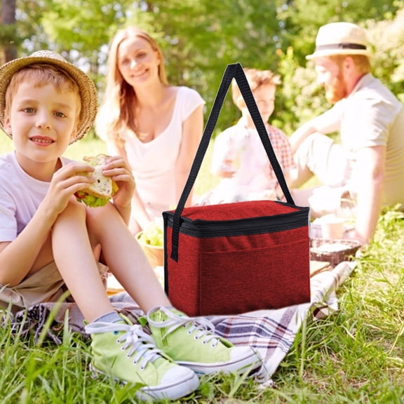 EcoVerve Outdoor Picnic Bag Ice Pack Foldable Aluminum Film Picnic Camping Party Multi Function Portable Lunch Insulation Bag