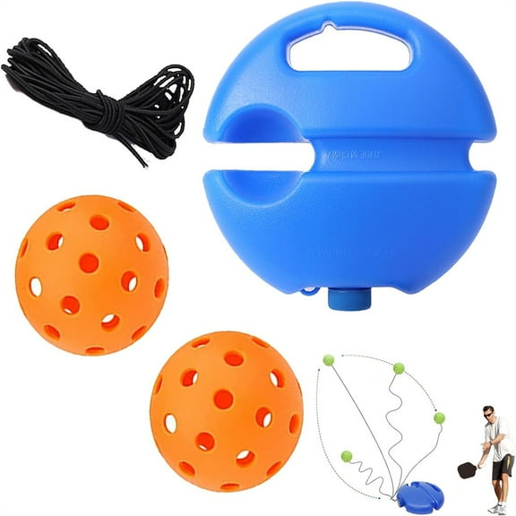 EcoVerve Pickleball Trainer Pickleball Trainer With String Pickleball Trainer Practice With 40 Holes Pickleball Pickleball Trainer With String