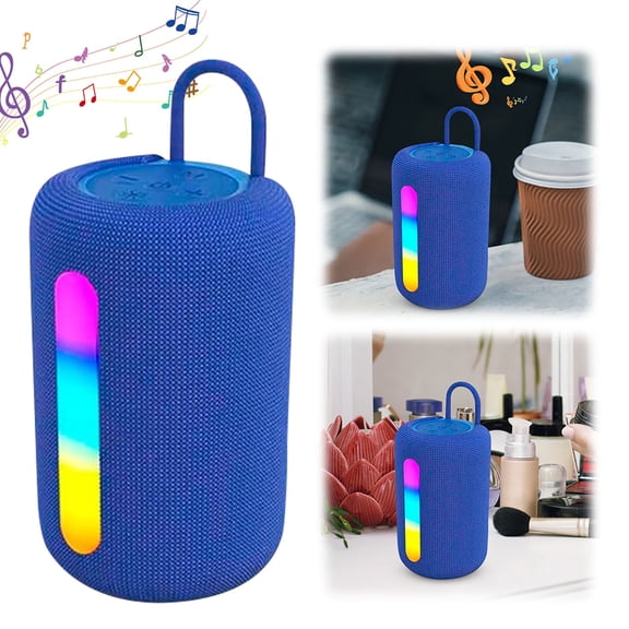 EcoVerve Portable Speakers 5.3 Stereo Sound Wireless Speaker With Colorful Flashing Lights Multifunctional Speaker For Home/Party/Outdoor