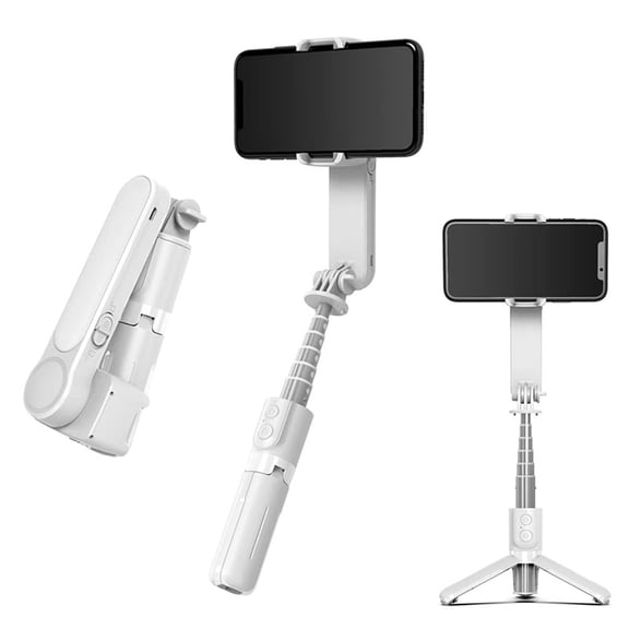 EcoVerve Pr Ofessional Stabilizer For Smartphone Cell Phone Handheld Stick With Grip For Ideal For Vlog Live Video Blue Tooth Selfie Stick For Beauty Lighting And Stabilization