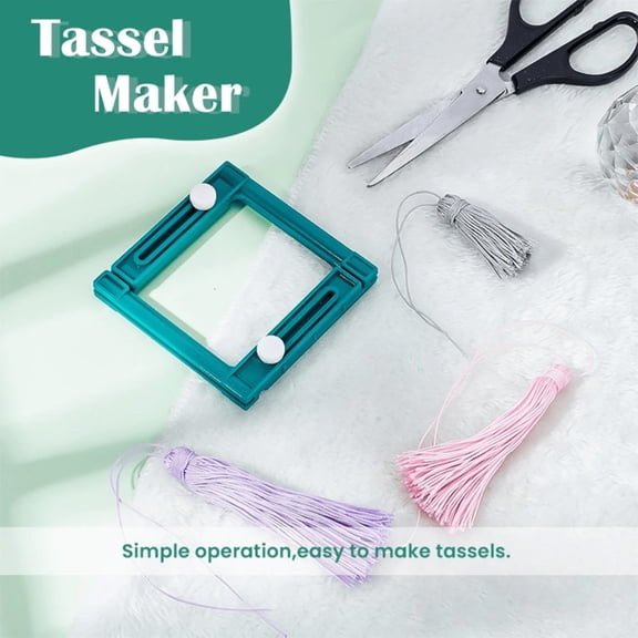 EcoVerve Quadrilateral Tassel Maker Kit Bookmark Tassels Machine Tool Yarn Crafts Macrame