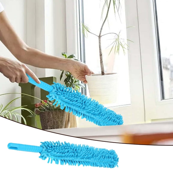 EcoVerve Removal Duster Bendable Head Washable Cleaning Cloth Flexible And Detachable Double Brush