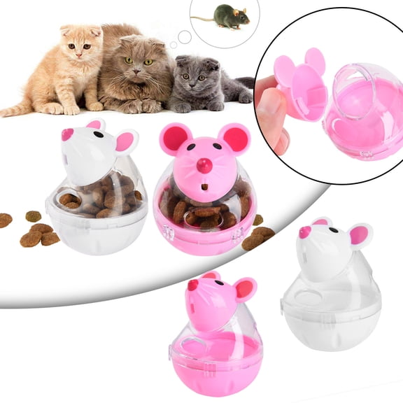 EcoVerve Set Of 2 Pet Tumbler Interactive Toy Pet Food Leak With Adjustable Leak Holes Slow Feeder Self Feeding Toy For Small Medium Dogs Cats Toys