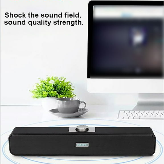 EcoVerve Speaker With High Volume Home Long And Minimalist Wind Subwoofer Universal TV Computer And High Sound Quality Speaker