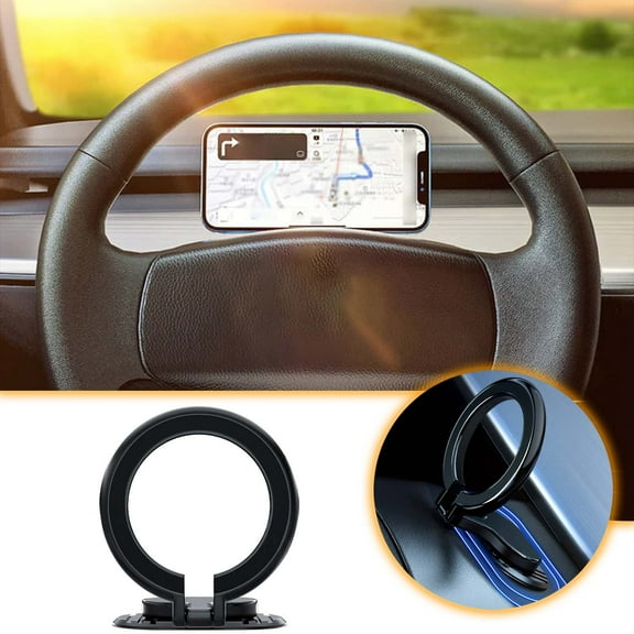 EcoVerve Strong Ring Paste Car Mobile Phone Holder Holder Mobile Phone Steering Wheel Car In Car Holder