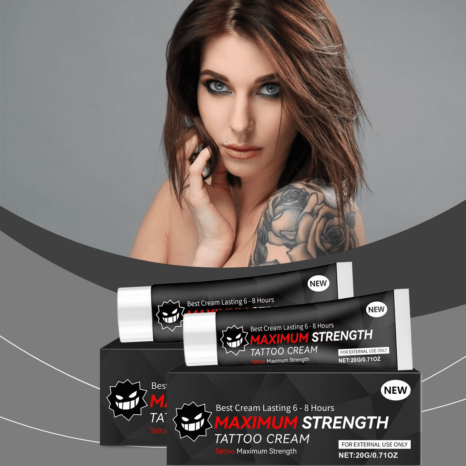 EcoVerve Waterproof Tattoo Cream Long-Lasting Aftercare for Fresh ...