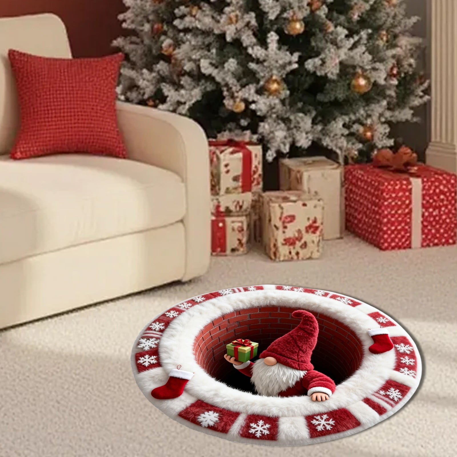 EcoVerve Welcome To Your Home! This Visual Trap Rug Perfectly Blends ...