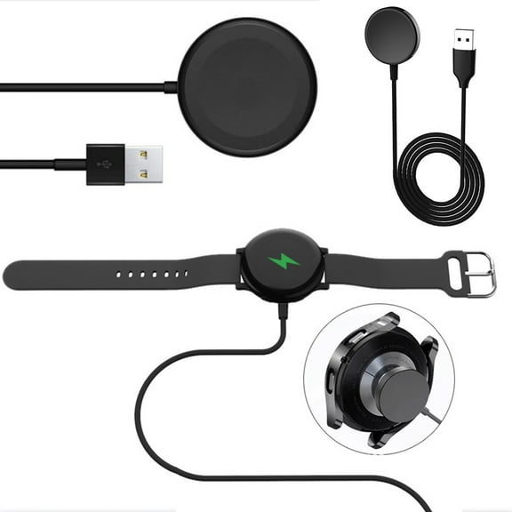 EcoVerve Wireless Fast Charging Power Dock Charger For Galaxy Watch Active 2 Magnet Wireless Charger Fast Charging Wire