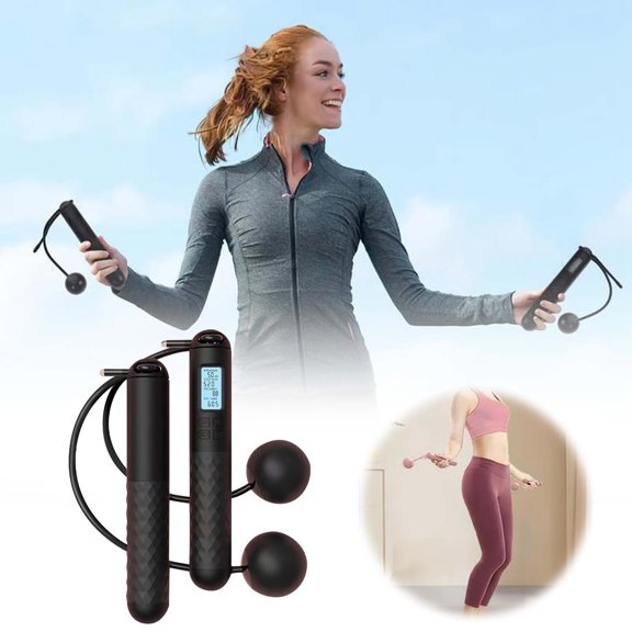 EcoVerve With Counter ( With/Without Rope) Skipping Relativelk For Adults Weighted With Counter