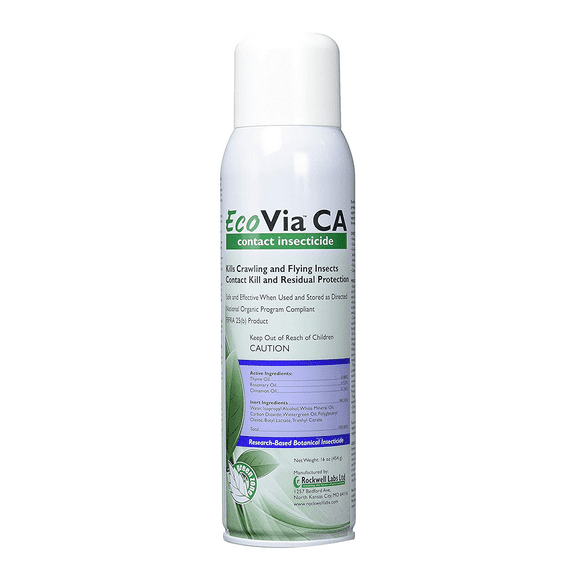 EcoVia CA Contact Insecticide Spray - 16 oz Aerosol Can by Rockwell Labs