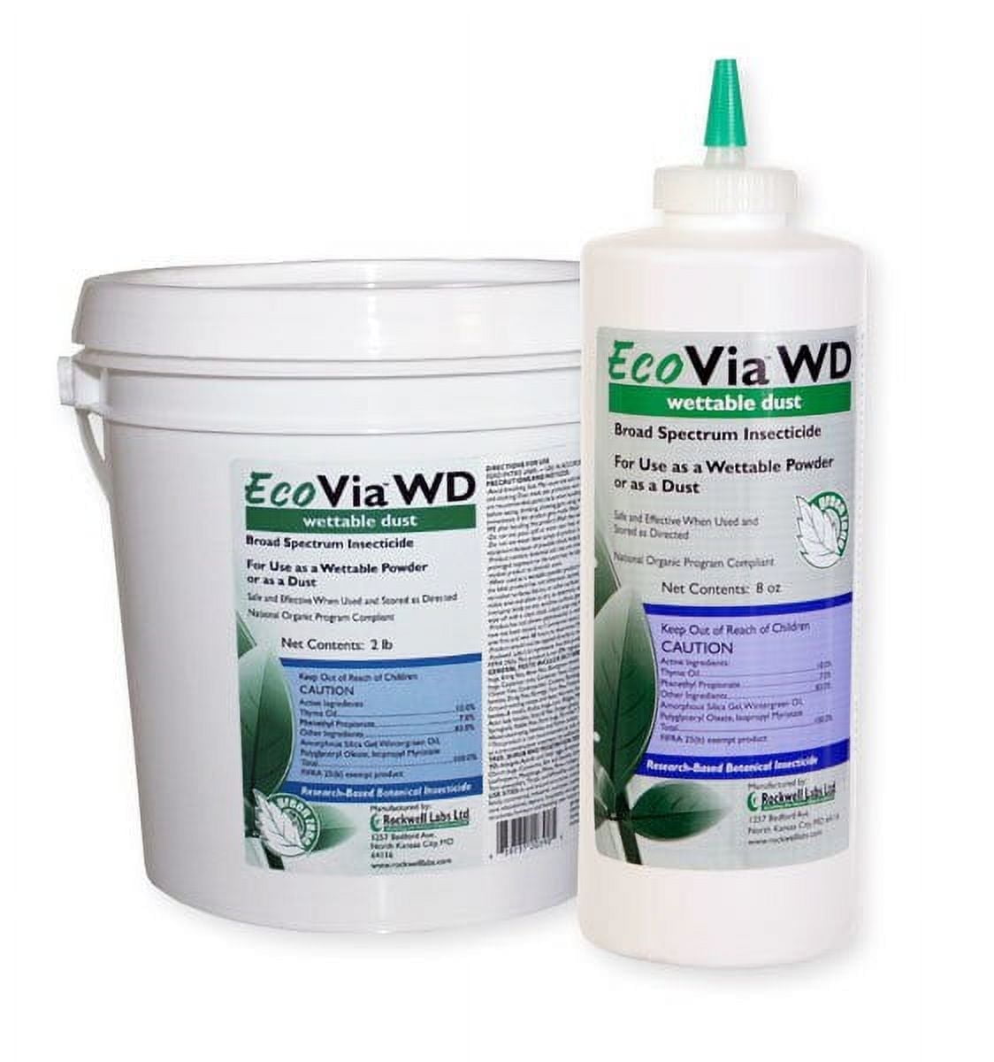 EcoVia WD Wettable Dust - 8 oz Bottle by Rockwell Labs
