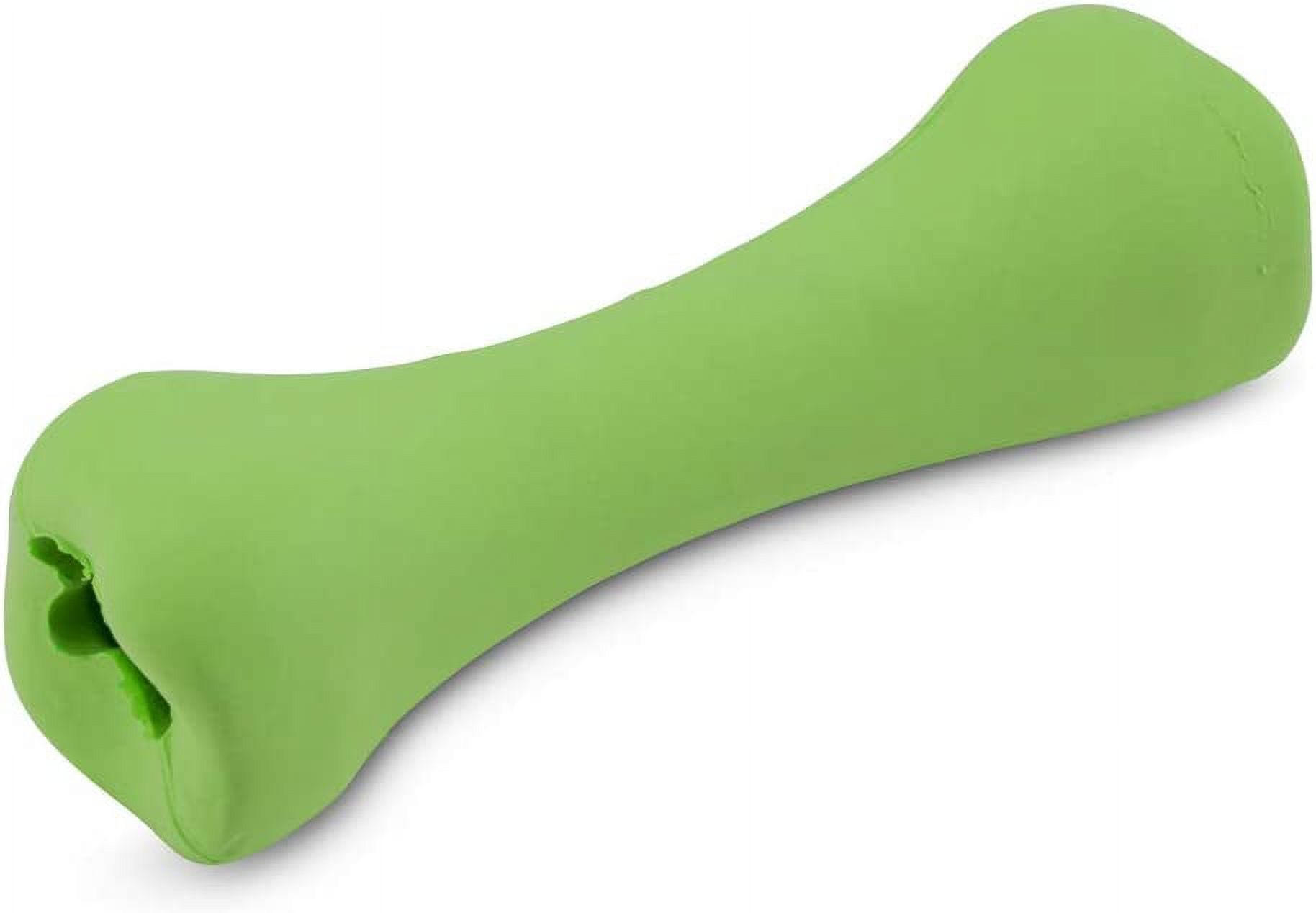 EcoVibe Beco Stuffable Natural Rubber Bone Dog Toy for Heavy Chewing