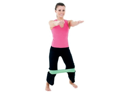 EcoWise 86801 4 ft. x 6 in. Resistance Stretch Band with Light, Sunflower