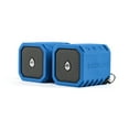 thumbnail image 1 of EcoXGear EcoDuo 2pk Blue 3"x 3" EcoPeppble Lite Waterproof Speaker, 1 of 2