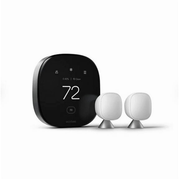 Ecobee Eb-State6vp-01 Smart Thermostat Premium Plus Pack, Includes 2x SmartSensor