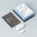 ecobee Smart Sensor for Doors & Windows 2 Pack - Wifi Contact Sensor for Home Security, Energy Savings - Compatible with Smart Thermostats - Temperature sensor, white