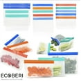 thumbnail image 1 of Ecoberi 14 Pack Reusable Food Storage Bags, Airtight, Lunch, Snacks, Travel, 1 of 9