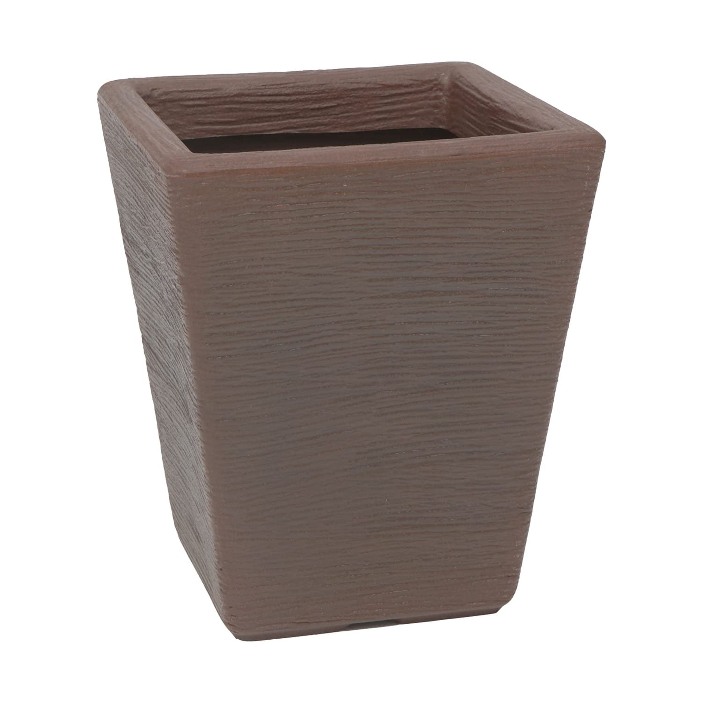 Ecobo 13.8 inches Eco-Friendly Rectangular Pot Planter, Elemento Indoor ...