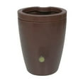 thumbnail image 1 of Ecobo 15.7 inches Eco-Friendly Round Pot Planter, MaresiaIndoor/Outdoor use, Durable, Versatile & Lightweight, Designed by Brazilian Artisans, Contemporary All-Weather Design – Brown, 1 of 2