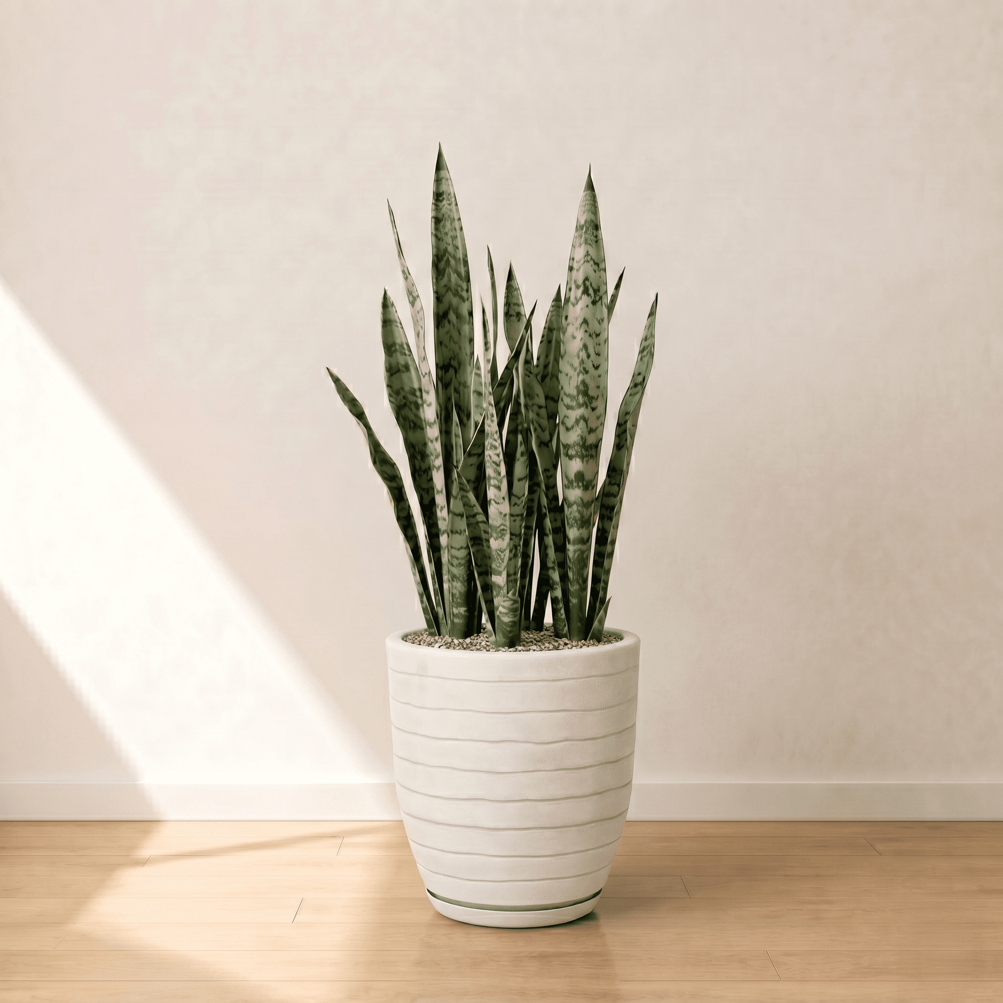 Ecobo 15.7 inches Eco-Friendly Round Pot Planter Ravina Indoor/Outdoor use, Durable, Versatile & Lightweight, Designed by Brazilian Artisans, Contemporary All-Weather Design –White