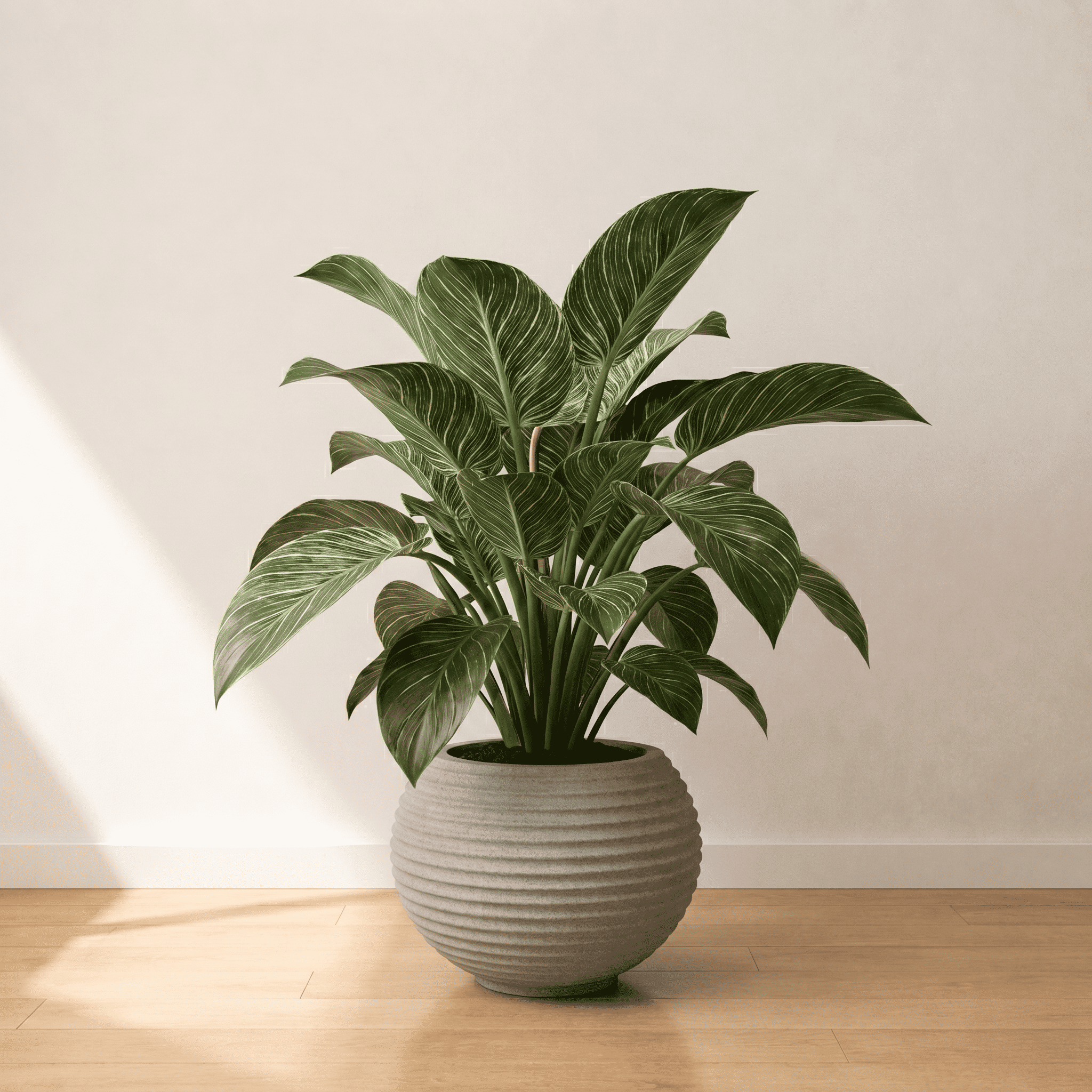 Ecobo 18.9" Wide, Eco-Friendly Round Pot Planter, HeliconiaIndoor/Outdoor use, Durable, Versatile & Lightweight, Designed by Brazilian Artisans, Contemporary All-Weather Design – Gray Granite
