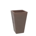 thumbnail image 1 of Ecobo 21.7 inches Eco-Friendly Rectangular Pot Planter, Elemento Indoor/Outdoor use, Durable, Versatile & Lightweight, Designed by Brazilian Artisans, Contemporary All-Weather Design - Brown, 1 of 4