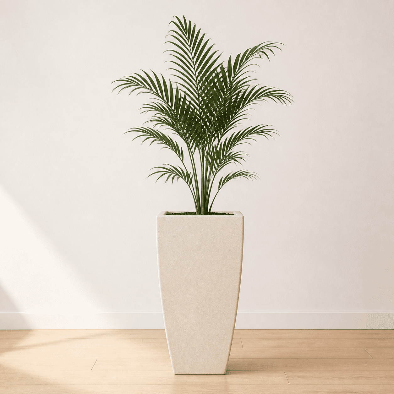 Ecobo 35.4 inches Eco-Friendly Rectangular Pot Planter, Capri Indoor/Outdoor use, Durable, Versatile & Lightweight, Designed by Brazilian Artisans, Contemporary All-Weather Design – Beige
