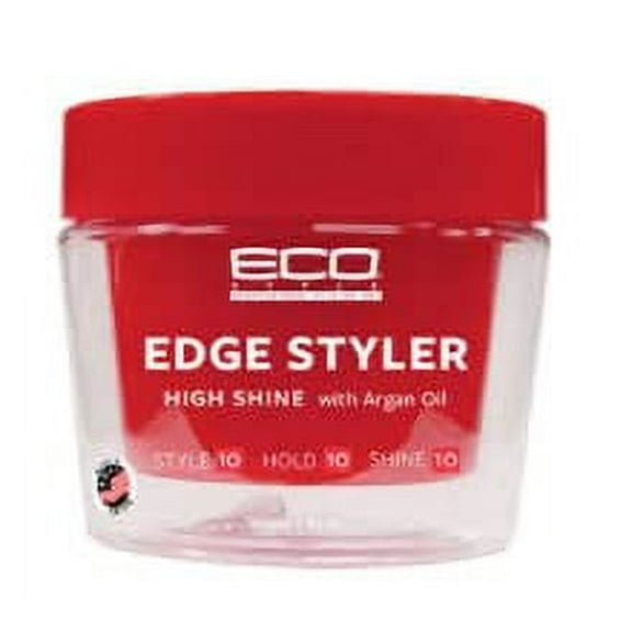 Ecoco Eco Styler Pomade High Shine With Argan Oil Edge Styler Strong Hold 3 oz