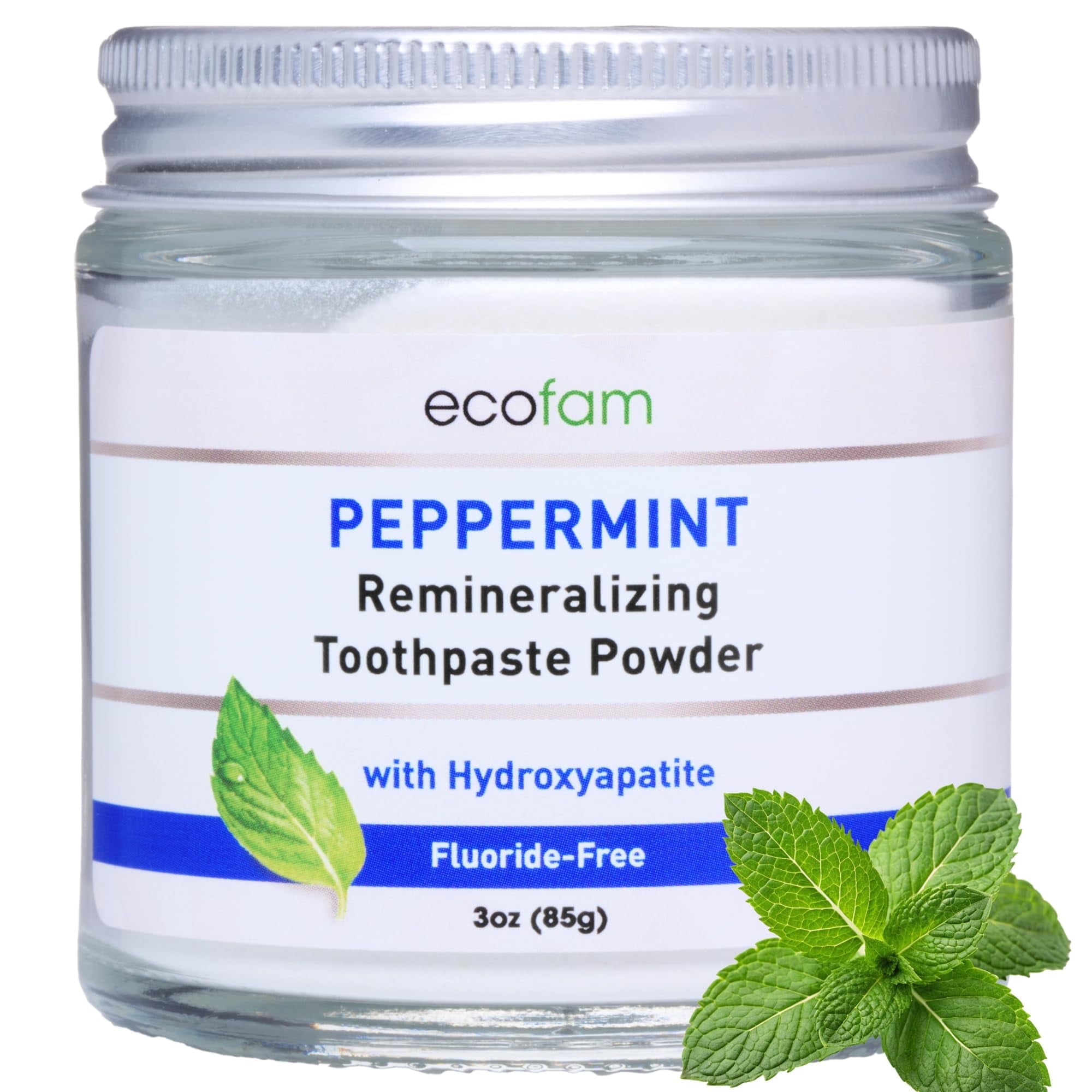 Ecofam Toothpaste Powder - Remineralizing Tooth Powder, Nano ...