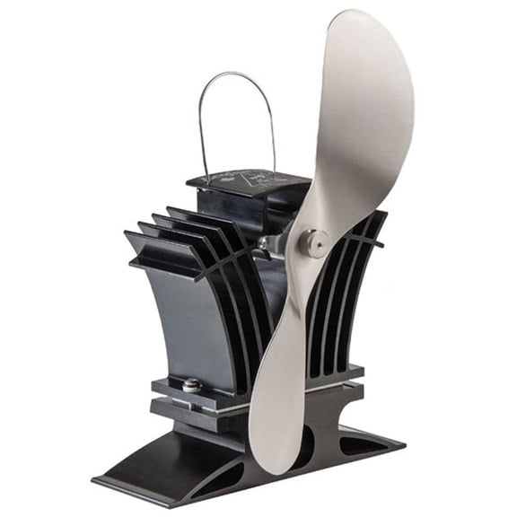 Ecofan For Gas Stoves, Black Body, Nickel Blades