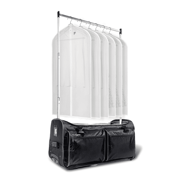 Ecogear 28" Waterproof Travel Duffel Bag with Garment Rack, Black