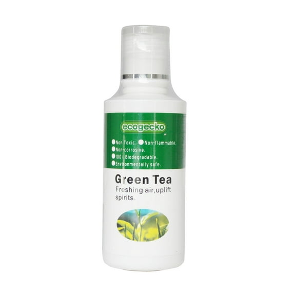 Ecogecko Fragrance Aroma Oil for use with EcoGecko Air Revitalizers/Cleaners, Water Based Air Purifiers and Oil Diffusers, 12 Scents to Choose From, 100ML, , Green Tea