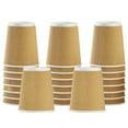 thumbnail image 1 of Ecoghar Disposable Paper Cups - Pack of 100, Eco-Friendly Biodegradable Drinkware Ideal for Hot/Cold Beverage Drinking Cup for Water, Juice in Parties, BBQ, Travel & Events (12 OZ), 1 of 6