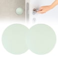 thumbnail image 1 of Ecohintz 2-Pack Round Silicone Door Bumper Guards - 5Cm Adhesive Wall Protector for Handles - No Drill Peel & Stick for Cabinets & Furniture - Prevents Wall Damage, Adhesive Wall Protector, Green, 1 of 9